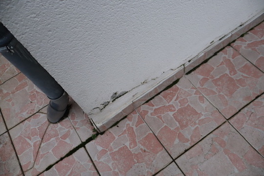 Infiltration en mur
