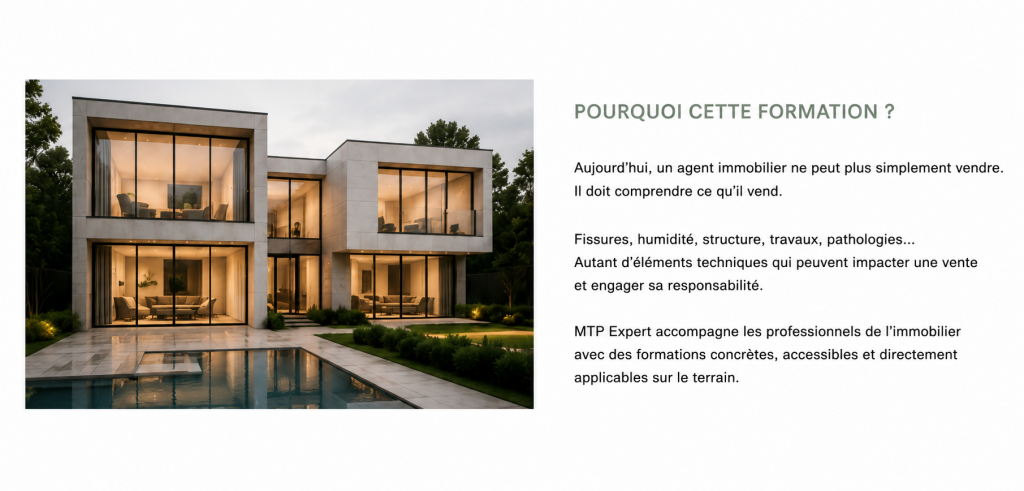Formation agent immobilier
